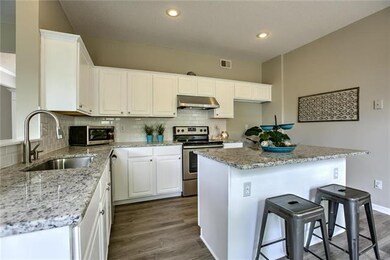 Kitchen with New Granite, New Backsplash & New SS 