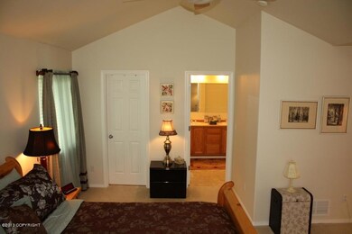 Vaulted Ceiling and Walk-in Closet