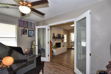 Office/study looking into family room