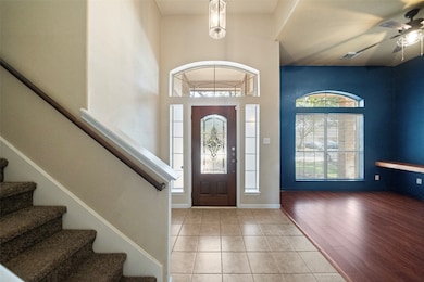 View upon entry with flex room on the right.