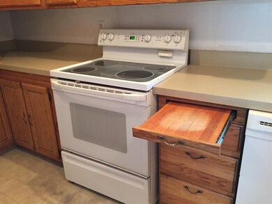 Built in cutting board