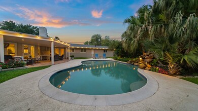 The home has a beautifully landscaped back yard wi