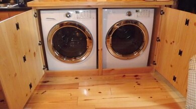 Hidden laundry area