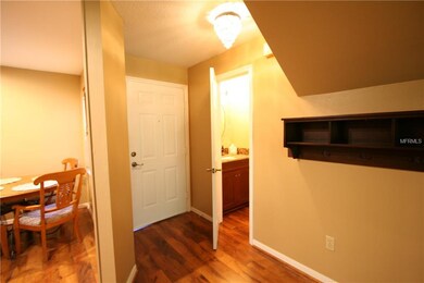 Inside entry foyer & half bath