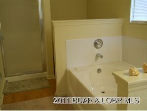 GARDEN TUB AND WALK IN SHOWER