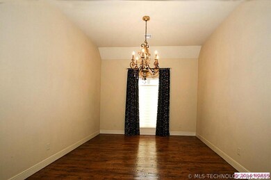 Another view of the formal dining space with custo