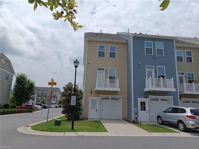 This is the back with street access to the garage