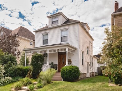 A beautiful Victorian home.
