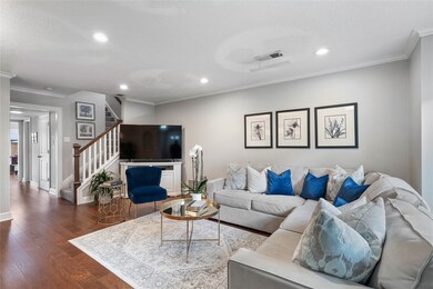 The large living space allows for multiple furnitu