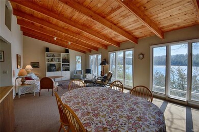 Great room has ample room for dining, relaxing and