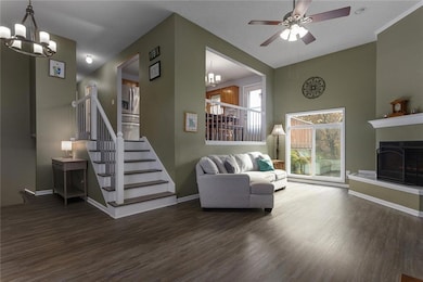 Spacious entry with kitchen and living room semi-open for easy entertaining