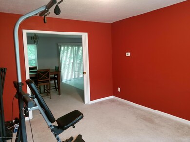 Office showing connection to dining room