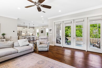 Living Room Open to Dining/Kitchen