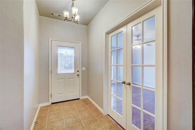 Entry with 2nd living/den