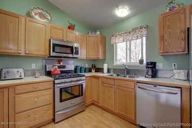 Kitchen With Gas Range & Built-In Micro