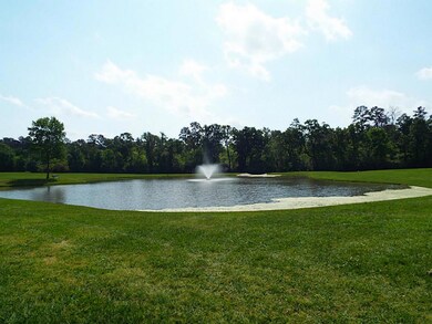 Gorgeous pond w/water fountain you can walk around and even sit on the bench under a shade tree to enjoy the peaceful sounds of absolute nature.