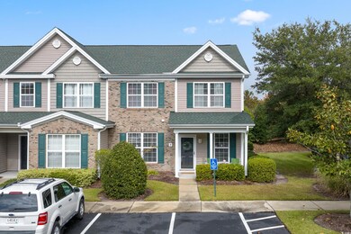 Townhome / multi-family property with uncovered pa