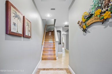 Inside entryway