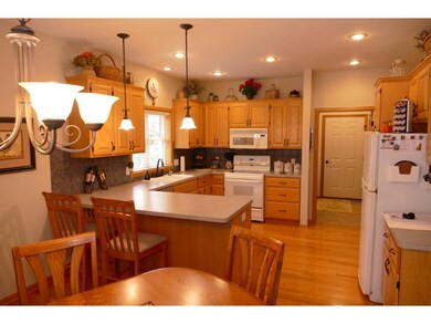 Full view of kitchen from dining area