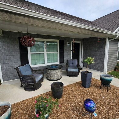 Large covered front porch.