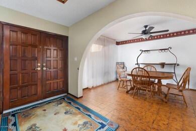 Double Doors Entry & Sitting Room