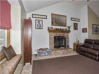 Wood Burning fireplace has Gas Starter.