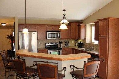 GREAT KITCHEN WITH TILE TOP FOR THE BAR, TILE GREA