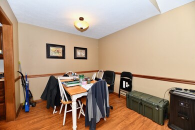 Dining room with is open to family room