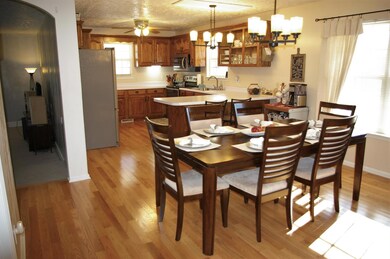 Dining Room is open to the Kitchen