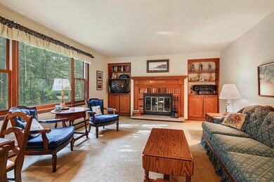 Living room - wood burning fireplace