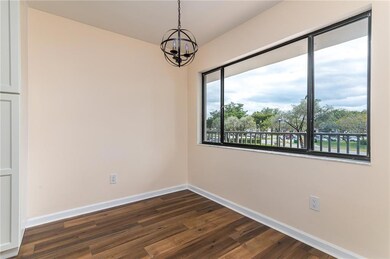 Breakfast nook in kitchen