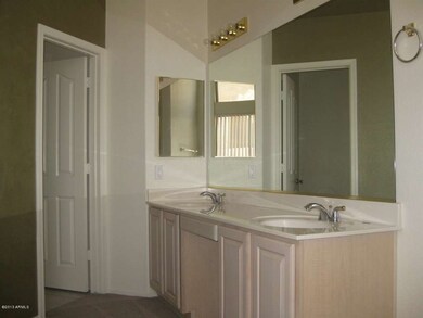 Master bath vanity