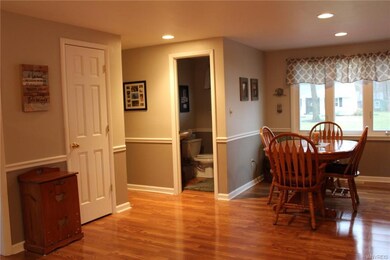 Half bath on main floor.
