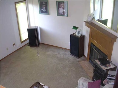 View From Kitchen to Living Room * Vaulted Ceiling