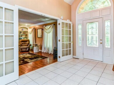 As you enter the home the living room/family room 