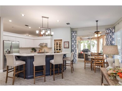 light filled kitchen opens to the breakfast nook a