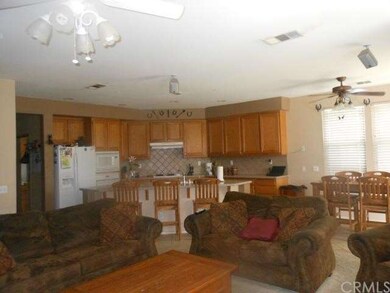 Kitchen with island and dining area 