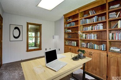 Virtually staged office on main level
