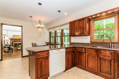 Kitchen opens to Family Room