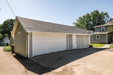 Heated and finished garage/shop rental unit.