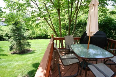 Deck off back
