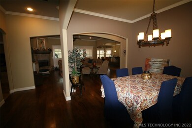 Formal Dining Room to the right of Entrance - over