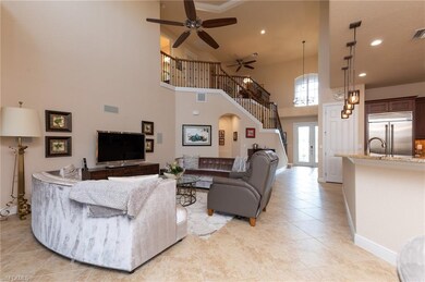 Great Room Looking Towards Loft and 2 Story Foyer