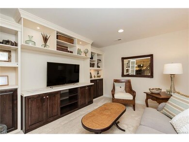 Photo shows model home study - Powell floor plan