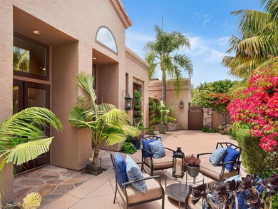 Home sits behind the private courtyard visible fro
