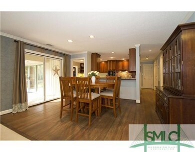 Dining Room. Dining room with Heart Pine Floors.