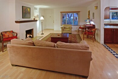 Large living room with fireplace