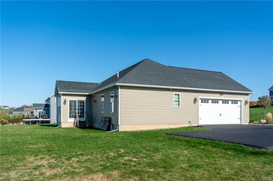 Left side view of this gorgeous home! Note the ove