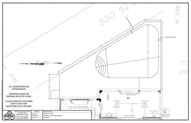 Room for approx 32x48 Pool Deck w/ 25x30 Pool