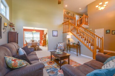 You will enjoy the main level circular floor plan